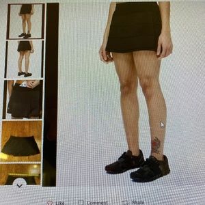 Lululemon Pace Rival Mid-Rise Skirt / Skort Size 10